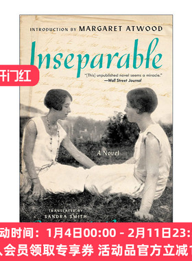 英文原版 Inseparable 形影不离 第二性作者西蒙波伏娃生前未公开小说 英文版 进口英语原版书籍