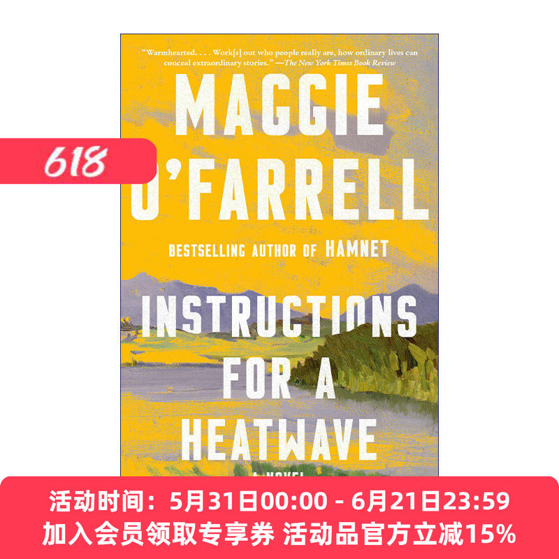 热浪  英文原版小说 Instructions for a Heatwave Hamnet哈姆奈特作者Maggie O'Farrell 英文版 进口英语原版书籍