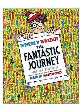 英文原版 Where's Waldo The Fantastic Journey 沃尔多在哪里 神奇的旅程 儿童趣味游戏活动书 精装豪华版 进口英语原版书籍