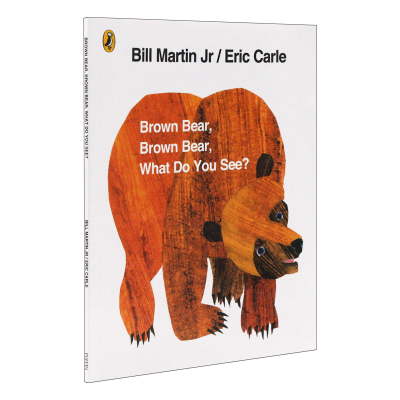 英文原版 Brown Bear  Brown Bear  What Do You See 棕熊、棕熊，你看到了什么 40周年版 英文版 进口英语原版书籍
