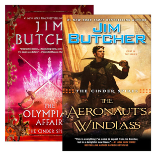 英文原版 The Cinder Spires 飞艇驾驶员的起锚机2册 科幻小说 巫师神探作者Jim Butcher 英文版 进口英语原版书籍