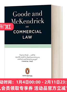 古德论商法第6版 英文原版 Goode and McKendrick on Commercial Law 英文版 进口英语原版书籍