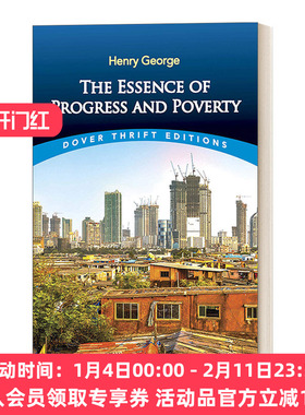 进步与贫困的本质 英文原版 The Essence of Progress and Poverty Dover Thrift Editions 英文版 进口英语原版书籍