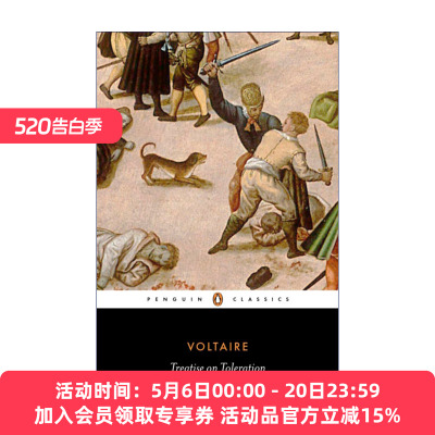 论宽容 英文原版 Treatise on Toleration 伏尔泰 企鹅黑经典 英文版 进口英语原版书籍