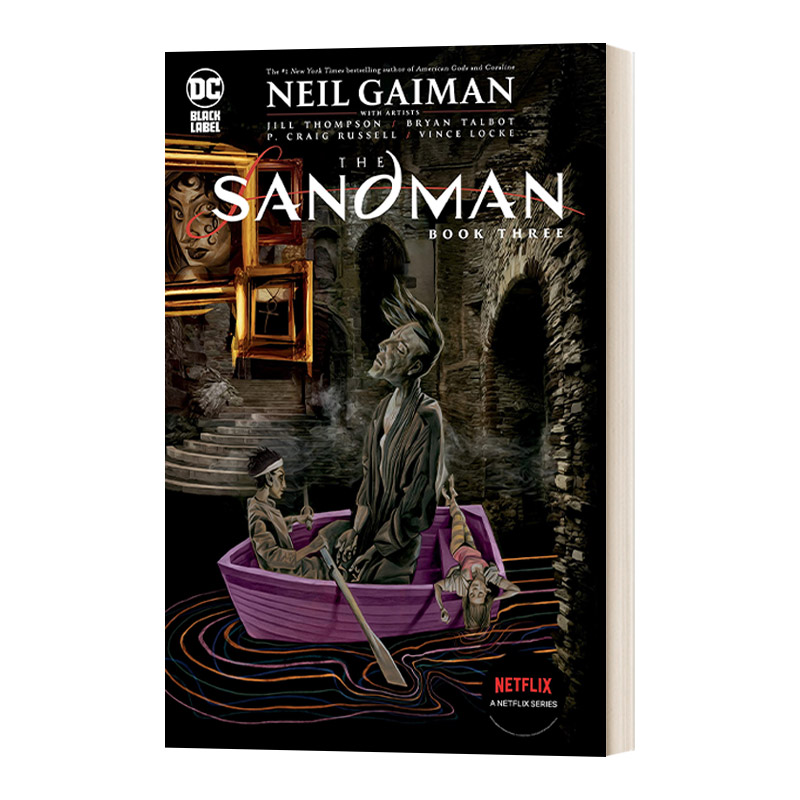 英文原版 睡魔合辑卷三 38-56 The Sandman Book Three DC漫画 黑标 Netflix美剧原著 Neil Gaiman尼尔盖曼 英文版 进口英语书籍