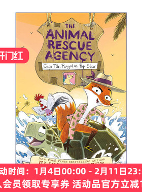 英文原版 The Animal Rescue Agency #2 Case File Pangolin Pop Star 动物救援机构1 穿山甲明星 英文版 进口英语原版书籍