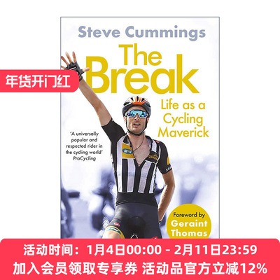 英文原版 The Break 突破自我 环法自行车赛车手Steve Cummings自传 纪录片逆风飞驰 英文版 进口英语原版书籍
