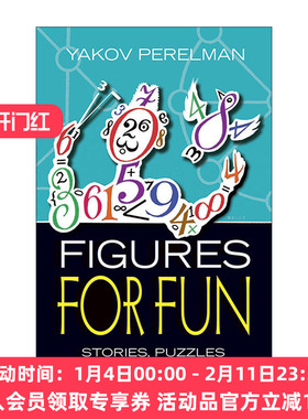 英文原版 Figures for Fun 趣味数学谜题 国际象棋 幻方 趣味物理学作者Yakov Perelman别莱利曼 英文版 进口英语原版书籍