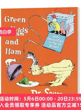 绿色鸡蛋和火腿 英文原版 Green Eggs & Ham Nifty Lift 纸板翻翻书 英文版 进口英语原版书籍