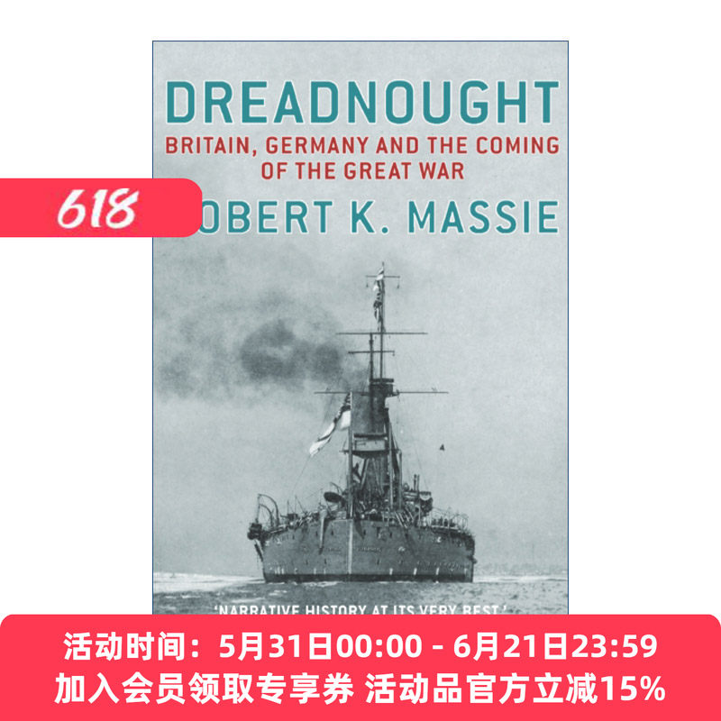 无畏舰  英文原版 Dreadnought 英德与大战的来临 英文版 进口英语原版书籍