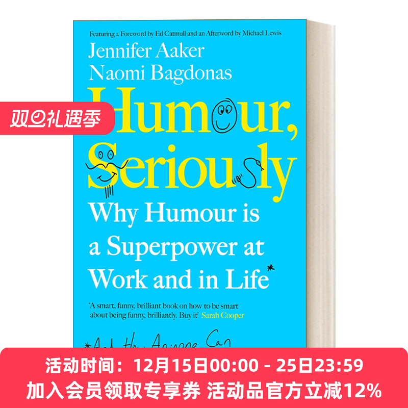 为何幽默是生活和工作中的超能力 英文原版 Humour Seriously 华尔街日报畅销书 英文版 进口英语原版书籍