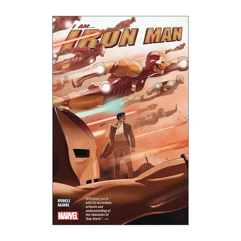 我是钢铁侠 英文原版 I Am Iron Man 托尼·史塔克合集 漫威漫画 Murewa Ayodele 英文版 进口英语原版书籍
