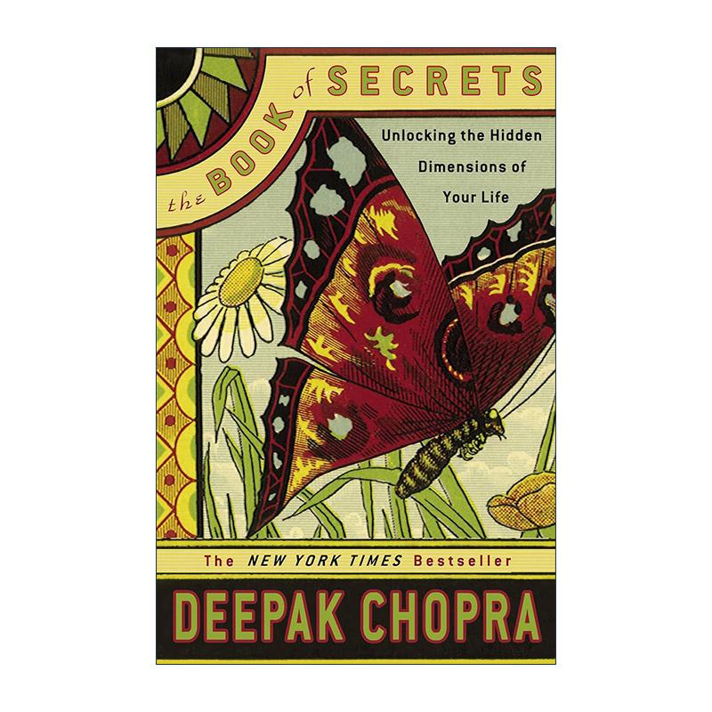 英文原版 The Book of Secrets秘密之书 解开你生活中隐藏的维度 成功的七大精神法则作者迪帕克?乔普拉 英文版 进口英语原版书籍