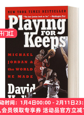 英文原版 Playing for Keeps Michael Jordan and the World He Made 永无止境 迈克尔·乔丹和他创造的世界 英文版 进口英语书籍