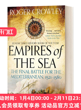 英文原版 Empires of the Sea 海洋帝国 地中海最终战役 1521-1580年 英文版 进口英语原版书籍