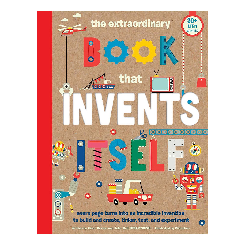 非凡创意系列 英文原版 The Extraordinary Book that Invents Itself 发明书 STEM 英文版 进口英语原版书籍
