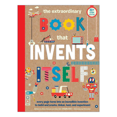 非凡创意系列 英文原版 The Extraordinary Book that Invents Itself 发明书 STEM 英文版 进口英语原版书籍