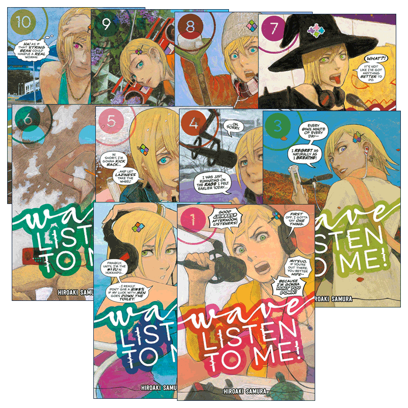 现货 英文原版 Wave, Listen to Me! 听我的电波吧系列10册 同名日剧动漫漫画 沙村广明 讲谈社 英文版 进口英语原版书籍
