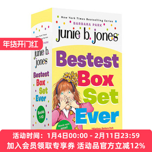 朱尼琼斯校园日记10册套装 英文原版 Junie B. Jones Bestest Box Set Ever 英文版 进口英语原版书籍