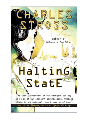 停机状态 英文原版 Halting State 惊悚科幻小说 雨果奖得主Charles Stross 英文版 进口英语原版书籍