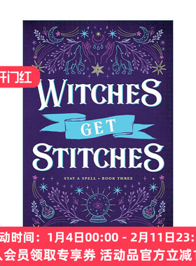 英文原版 Witches Get Stitches 从朋友到恋人的狼人 置身魔法中3 玄幻浪漫故事 英文版 进口英语原版书籍
