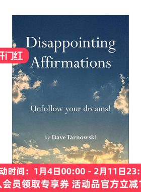 英文原版 Disappointing Affirmations 令人失望的肯定 精装 讽刺幽默 英文版 进口英语原版书籍