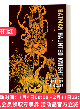 英文原版 Batman Haunted Knight New Edition 蝙蝠侠 幽灵骑士 DC漫画 Jeph Loeb 英文版 进口英语原版书籍