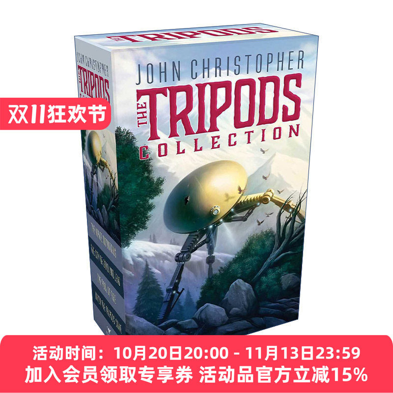 英文原版 The Tripods Collection Boxed Set 威尔历险记1-4册盒装 英文版 进口英语原版书籍