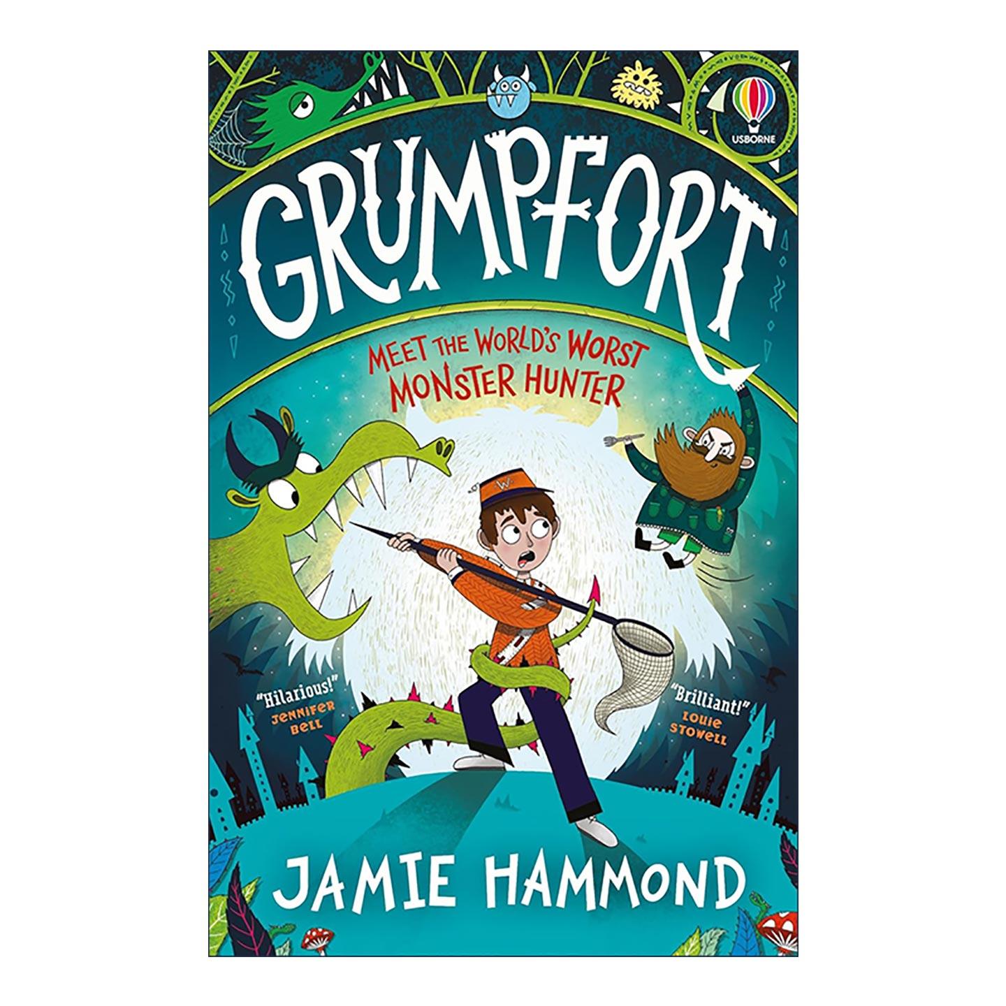 英文原版 Grumpfort Meet the World's Worst Monster Hunter 怪物猎人 格朗福特 儿童动作冒险插图小说 英文版 进口英语原版书籍