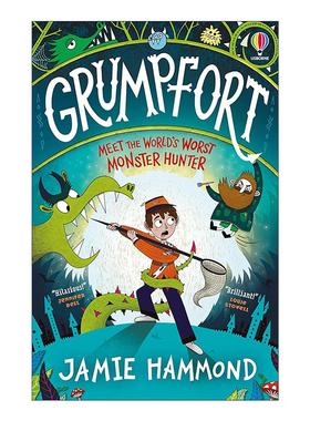 英文原版 Grumpfort Meet the World's Worst Monster Hunter 怪物猎人 格朗福特 儿童动作冒险插图小说 英文版 进口英语原版书籍