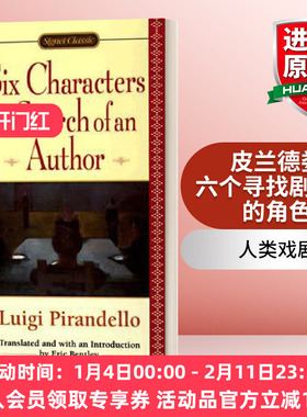 英文原版 Six Chars In Search of An Author 皮兰德娄 六个寻找剧作家的角色 英文版 进口英语原版书籍