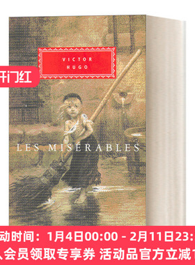 英文原版小说 Les Miserables 悲惨世界 维克多·雨果 Everyman精装收藏版 英文版 进口英语原版书籍