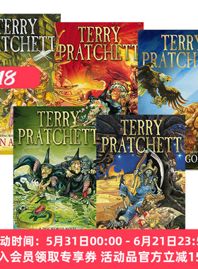 碟形世界系列11-15 五册套装 英文原版 Discworld Novel 畅销科幻小说 Terry Pratchett 灵魂收割机 英文版 进口英语原版书籍