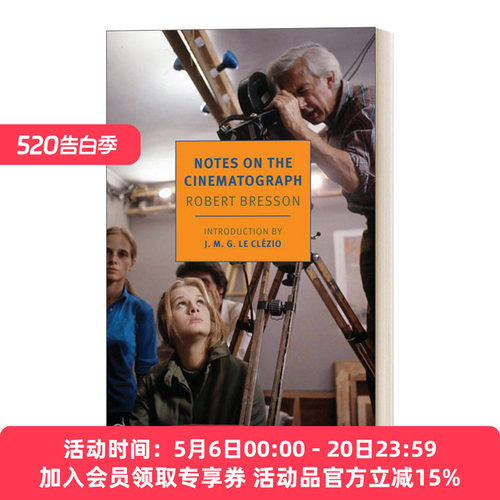 英文原版 Notes on the Cinematograph 电影书写札记 Robert Bresson罗贝尔·布烈松 英文版 进口英语原版书籍