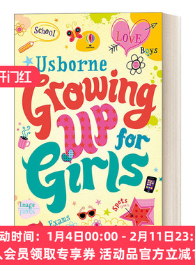 女孩的成长问题 英文原版 Growing up for Girls 英文版 进口英语原版书籍