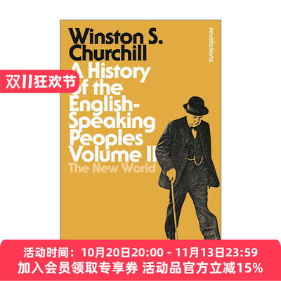 英文原版 A History of the English-Speaking Peoples Volume II 英语民族史 卷二 温斯顿·丘吉尔 英文版 进口英语原版书籍