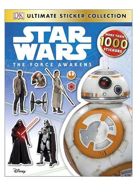 英文原版 Star Wars The Force Awakens Ultimate Sticker Collection 星球大战 原力觉醒终极贴纸集合 一千多张贴纸收藏 英文版