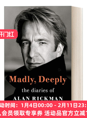 英文原版 Madly Deeply The Diaries of Alan Rickman 艾伦瑞克曼日记 斯内普教授 哈利波特 英文版 进口英语原版书籍