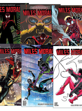英文原版 Miles Morales 迈尔斯·莫拉莱斯系列1-6册 漫威漫画 蜘蛛侠 Saladin Ahmed 英文版 进口英语原版书籍
