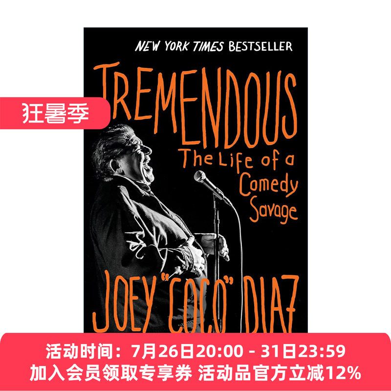 英文原版 Tremendous 惊人 喜剧野蛮人的生活 Joey "CoCo" Diaz自传 精装 英文版 进口英语原版书籍