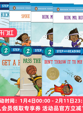 英文原版 Step Into Reading 运动小子Mo系列7册 运动主题读物 企鹅兰登分级读物 Mo Jackson 英文版 进口英语原版书籍