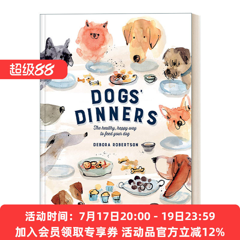 英文原版 Dogs' Dinners 狗狗食谱 50道宠物健康食谱 精装 英文版 进口英语原版书籍