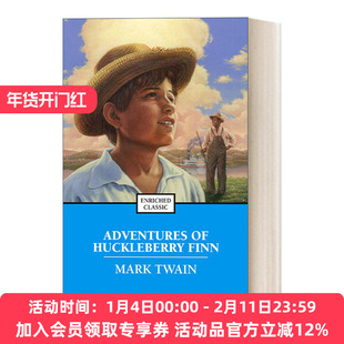英文原版 Adventures of Huckleberry Finn 哈克贝利 费恩历险记 马克 吐温 Enriched Classics系列 英文版 进口英语原版书籍