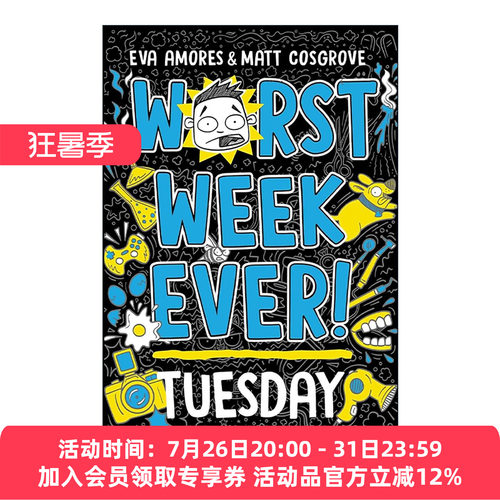 英文原版 Worst Week Ever Tuesday 糟糕的一周 星期二 英文版 进口英语原版书籍