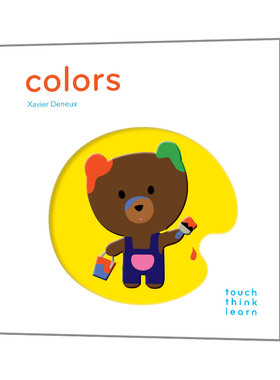 触摸书 英文原版 TouchThinkLearn colors 认识颜色 英文版 进口英语原版书籍