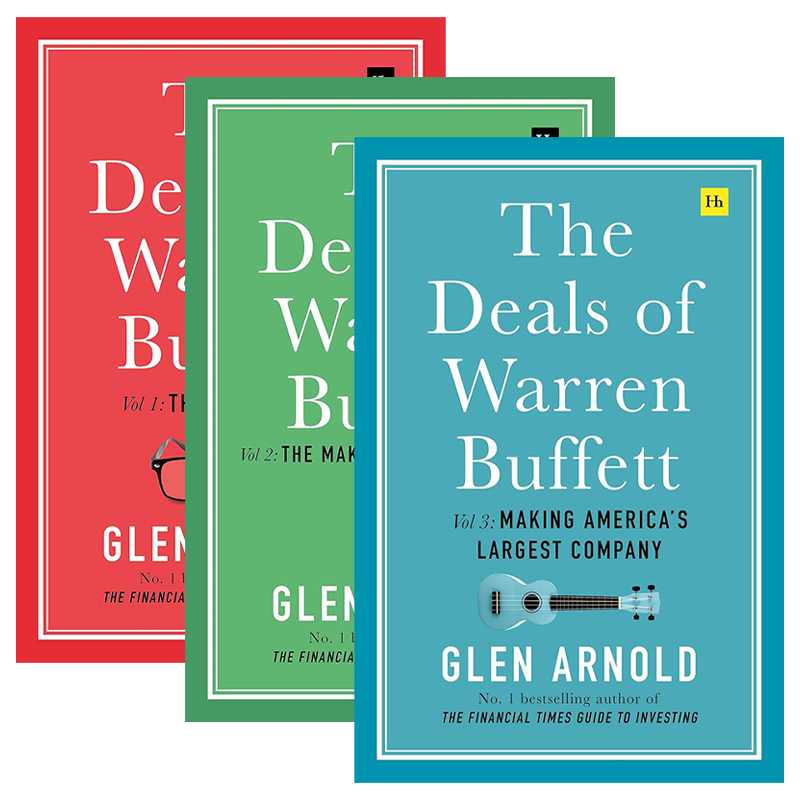 英文原版 The Deals of Warren Buffett 巴菲特投资案例集3册 精装 英文版 进口英语原版书籍