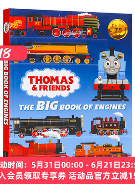 托马斯和朋友们 小火车大书 英文原版绘本 Thomas & Friends The Big Book of Engines 精装 儿童英语启蒙读物 英文版进口原版书籍