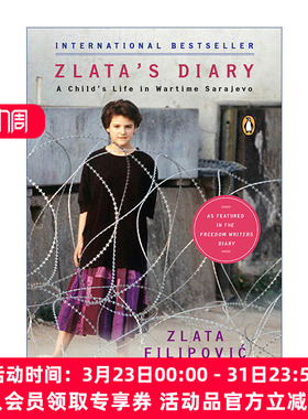兹拉塔的日记 英文原版 Zlata's Diary 战时萨拉热窝一个孩子的生活 修订版 传记 Zlata Filipovic 英文版 进口英语原版书籍