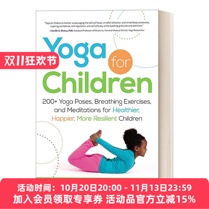 儿童瑜伽 英文原版 Yoga for Children 英文版 进口英语原版书籍