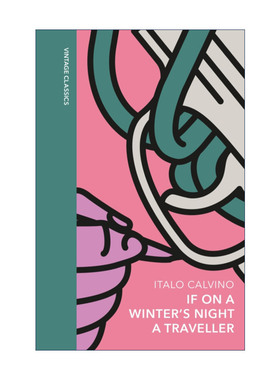 英文原版 If on a Winter's Night a Traveller 寒冬夜行人 伊塔洛·卡尔维诺 布脊经典系列 Vintage Quarterbound Classics英文版
